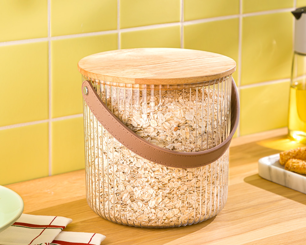 سطل شیارداردرب چوبی۳لیترلیمون